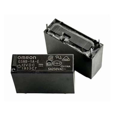 Relay OMRON G5NB-1A-E 12VDC 24VDC 4PIN 5A 250VAC 12V 24V NEW ORIGINAL 12VDC
