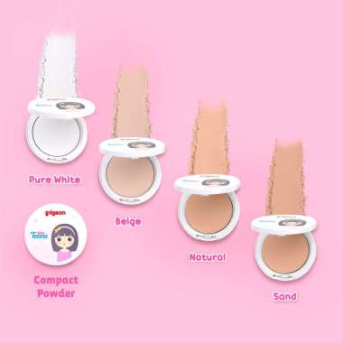 PIGEON TEENS Compact Powder Squalane 14Gr -Bedak Remaja Bedak Padat Untuk Remaja natural