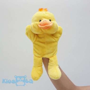 Boneka tangan handpuppet bebek