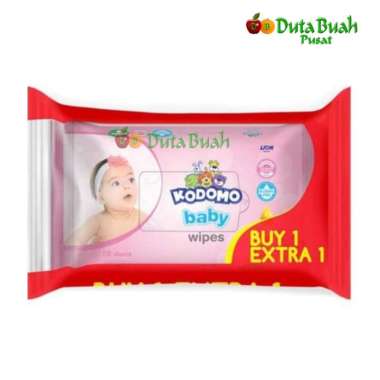 DUTA BUAH KODOMO BABY WIPES 50S RICEMILK PINK