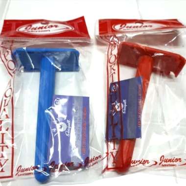 Gagang Silet Cukur / Alat Cukur Kumis, Jenggot Isi Ulang Plus Refill Junior