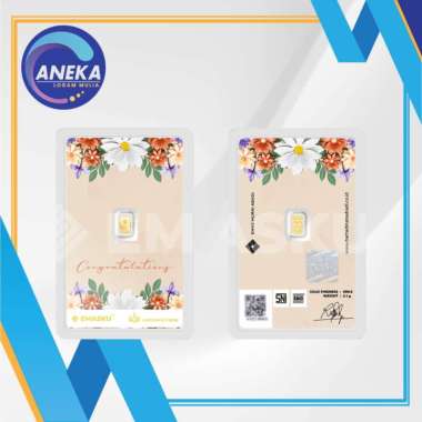 LOGAM MULIA MICRO GOLD EMASKU 0.1GRAM CONGRAT PINK SERIES