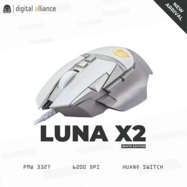 Digital Alliance Luna X2 Gaming Mouse White