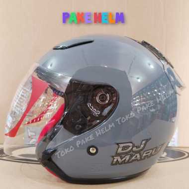 HELM KYT DJ MARU ABU GORILA GLOSS ORIGINAL HALF FACE XL