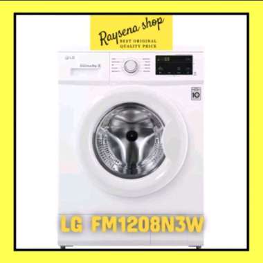MESIN CUCI LG FM1208N3W 8KG/ FRONT LOADING LG FM1208N3W 8KG