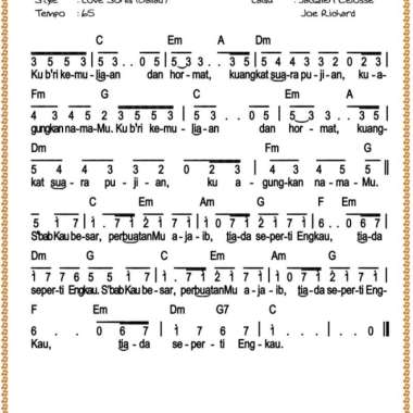 E BOOK LAGU ROHANI CHORD & NOT ANGKA + BONUS 400an PARTITUR SATB / PS KASET CD / DVD