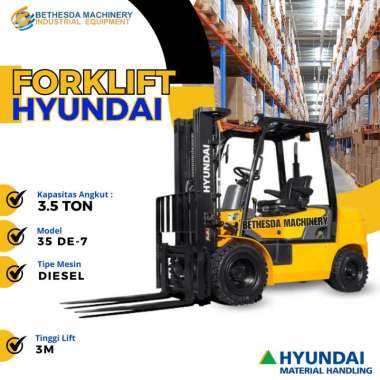 Hyundai Forklift 3.5 Ton Diesel Mitsubishi 3,5 Ton 35 DE-7
