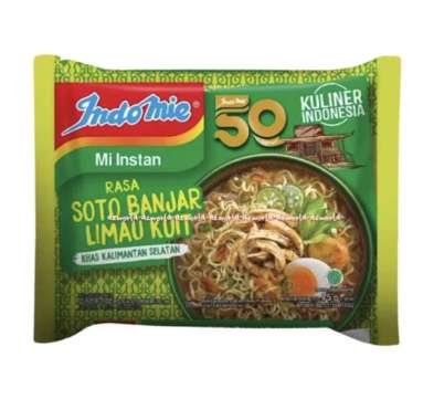 Indomie Rasa Mi Kocok Bandung Soto Banjar Limau Kulit 75gr Khas Kalimantan Selatan Kalsel Indomi Mie