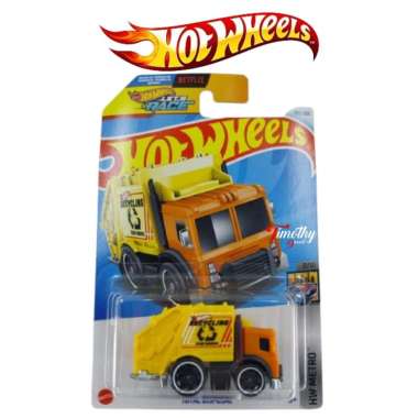 Hot Wheels Lets Race Total Disposal Orange Kuning Recycling HW Metro