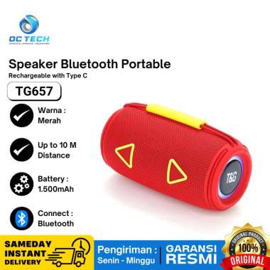 Speaker Bluetooth Bass Speaker Portable Wireless TG 657 TG657 Speaker Anti air Waterproof Type C