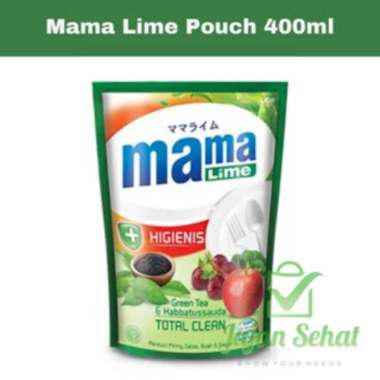 Promo Harga MAMA LIME Cairan Pencuci Piring Green Tea 400 ml - Blibli