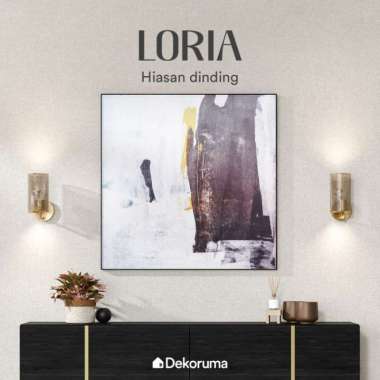 Dekoruma LORIA Hiasan Dinding Ruang Tamu Ukuran 100X100 cm