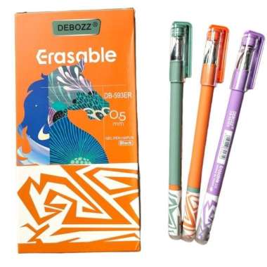 PULPEN BISA DIHAPUS / PULPEN HAPUS / ERASABLE PEN DEBOZZ 593ER HITAM