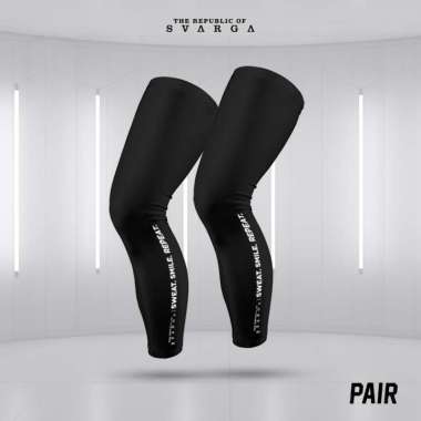 Svarga Leg Sleeve Sport Olahraga Manset Kaki Bola Pria Wanita Sepeda XS Pair