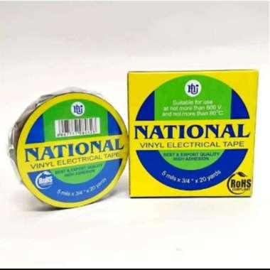 Isolasi Listrik National Pvc Hitam