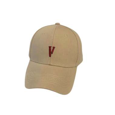 VICTOR Topi baseball topi pria topi wanita KHAKI