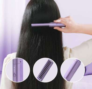 Hairoline sisir pelurus rambut elektrik