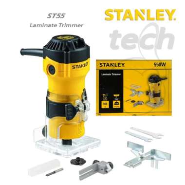 Mesin Profil Kayu Router Laminate Trimmer Stanley ST55 ST 55