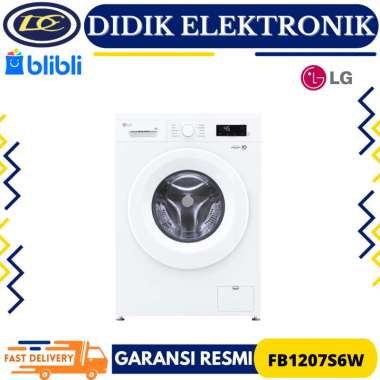 Mesin Cuci LG FB1207S6W 7Kg Front Loading