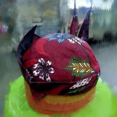 udeng blangkon cak surabaya merah polos