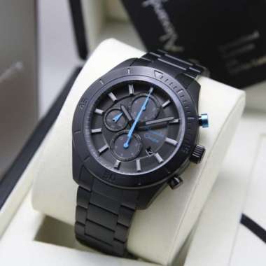 JAM TANGAN PRIA ALEXANDRE CHRISTIE AC 6603 AC6603 BLACK BLUE ORIGINAL