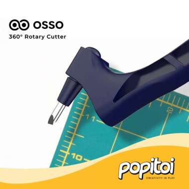 OSSO 360 Degrees Craft Rotary Cutter Pemotong Kertas White