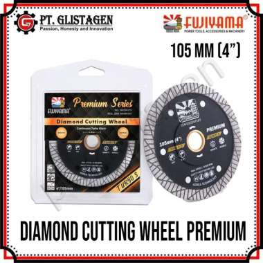 Fujiyama Premium Diamond Wheel Turbo 4" Mata Gerinda Potong Granite, Keramik