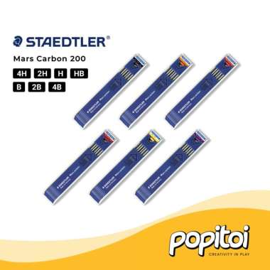 Staedtler Mars Carbon Lead Refill for 2.0 mm Mechanical Pencil Isi Ulang Pensil Mekanik 2H