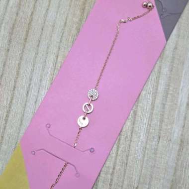 Ubs gelang emas wanita fashion 17k/87, 3.05gr, P : 19