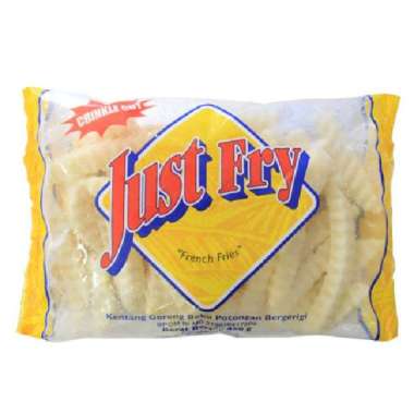 Just Fry French Fries Shoestring /Straight Cut /Crinkle Cut 450 Gram Shoestring