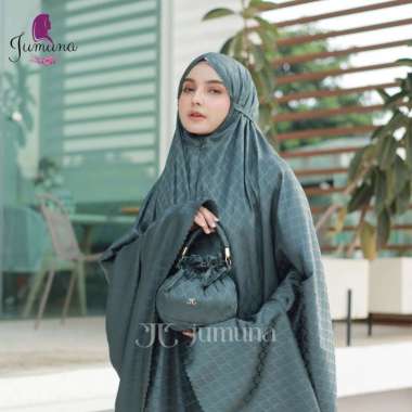 Jumuna - Mukena Dewasa Premium Silk Jaguar Lasercut Arsyila, Marissa MARISSA EMERALD