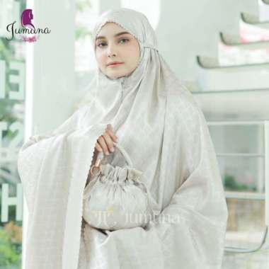 Jumuna - Mukena Dewasa Premium Silk Jaguar Lasercut Arsyila, Marissa MARISSA CREAM