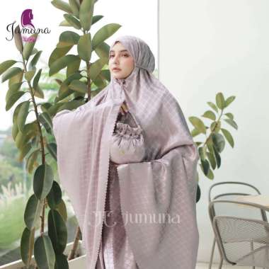 Jumuna - Mukena Dewasa Premium Silk Jaguar Lasercut Arsyila, Marissa MARISSA LAVENDER