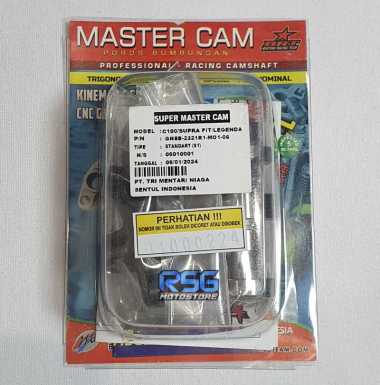 SUPER MASTER CAM NOKEN AS & RRA PELATUK ROLLER BRT C100 ASTREA LEGENDA SUPRA FIT S1