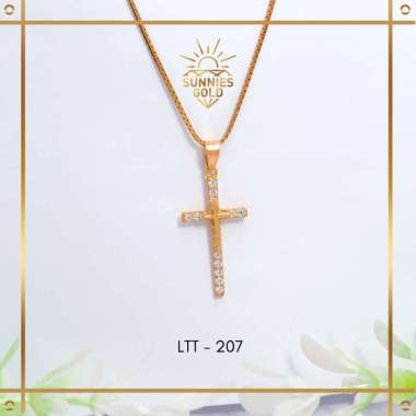 LIONTIN SALIB EMAS ASLI KADAR 16K DAN KADAR 8K LIONTIN EMAS LTT 202 206 207 (8K/375) 207