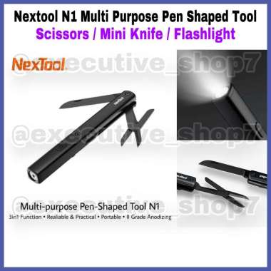Nextool N1 Multi Purpose Pen Shaped Tool - Scissors / Mini Knife / Flashlight