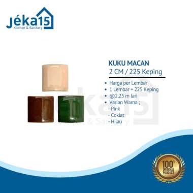 KUKU MACAN KERAMIK 2 CM | BON BON KERAMIK Pink