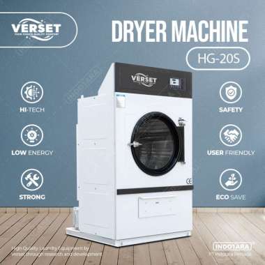 Mesin Pengering Laundry Verset Tumble Dryer Machine Steam Heated HG-20S