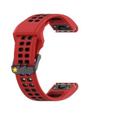 Tali Jam SILICONE DUAL COLOR Garmin Fenix 8 47MM 7 6 5 PRO PLUS 965 955 INSTINCT 2 APPROACH S60 S62 