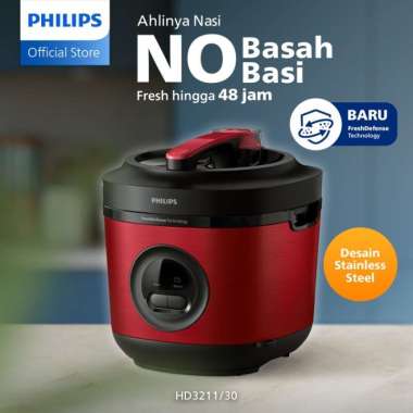 PHILIPS HD3211 Rice cooker 1,8 liter panci bakuhanseki