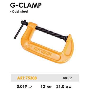 DINGQI Klem G Alat Jepit Klem Putar G Clamp 8in 75308 75308