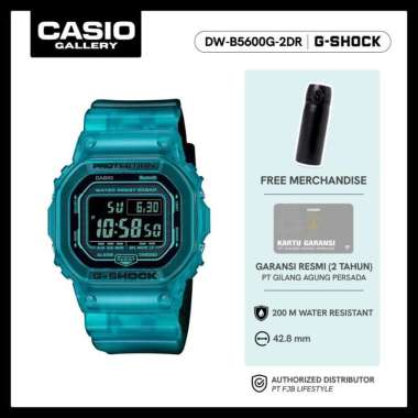 G-Shock Jam Tangan Pria DW-B5600G-2DR Digital Original Tosca