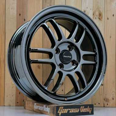 VELG MOBIL RING 16 ENKEI RPF1 BLACK CHROAM UTK JAZZ BRIO YARIS AGYA MOBILIO