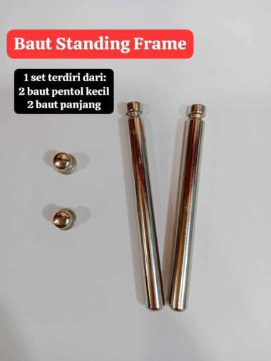 PEN IKLAN STAINLESS BAUT STANDING FRAME