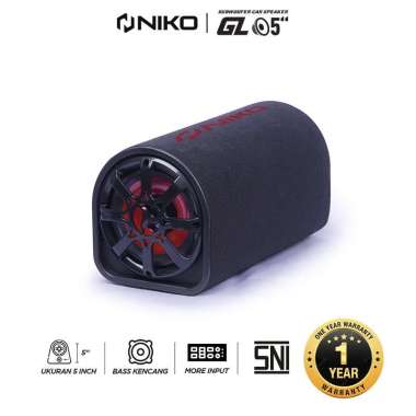 Niko Subwoofer Speaker Bluetooth GL5 Remote 5 inch