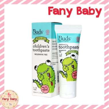 Buds Children's Toothpaste 1-3 Green Apple