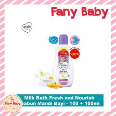 CUSSONS BABY MILK & BATH FRESH NOURISH BATH 100ML + 100ML