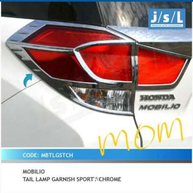 Garnish Lampu Stoplamp / List Lampu Belakang Chrome Honda Mobilio