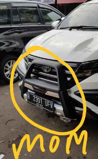 Tanduk / pengaman pelindung bumper depan All new rush 2018