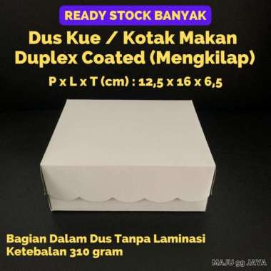 Dus Kotak Kue Snack Box R5 12,5x16x6,5 cm Duplex Coated (310gsm)